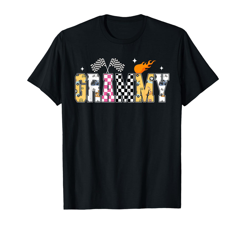 Grammy Pit Crew Racing Car Birthday T-Shirt - Streetwear Style Unisex - T-Shirt, Sweatshirt, Hoodie