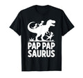 Pap Pap Saurus Dinosaur Grandpa 3 T-Shirt - Aesthetic Graphic Unisex - T-Shirt, Sweatshirt, Hoodie