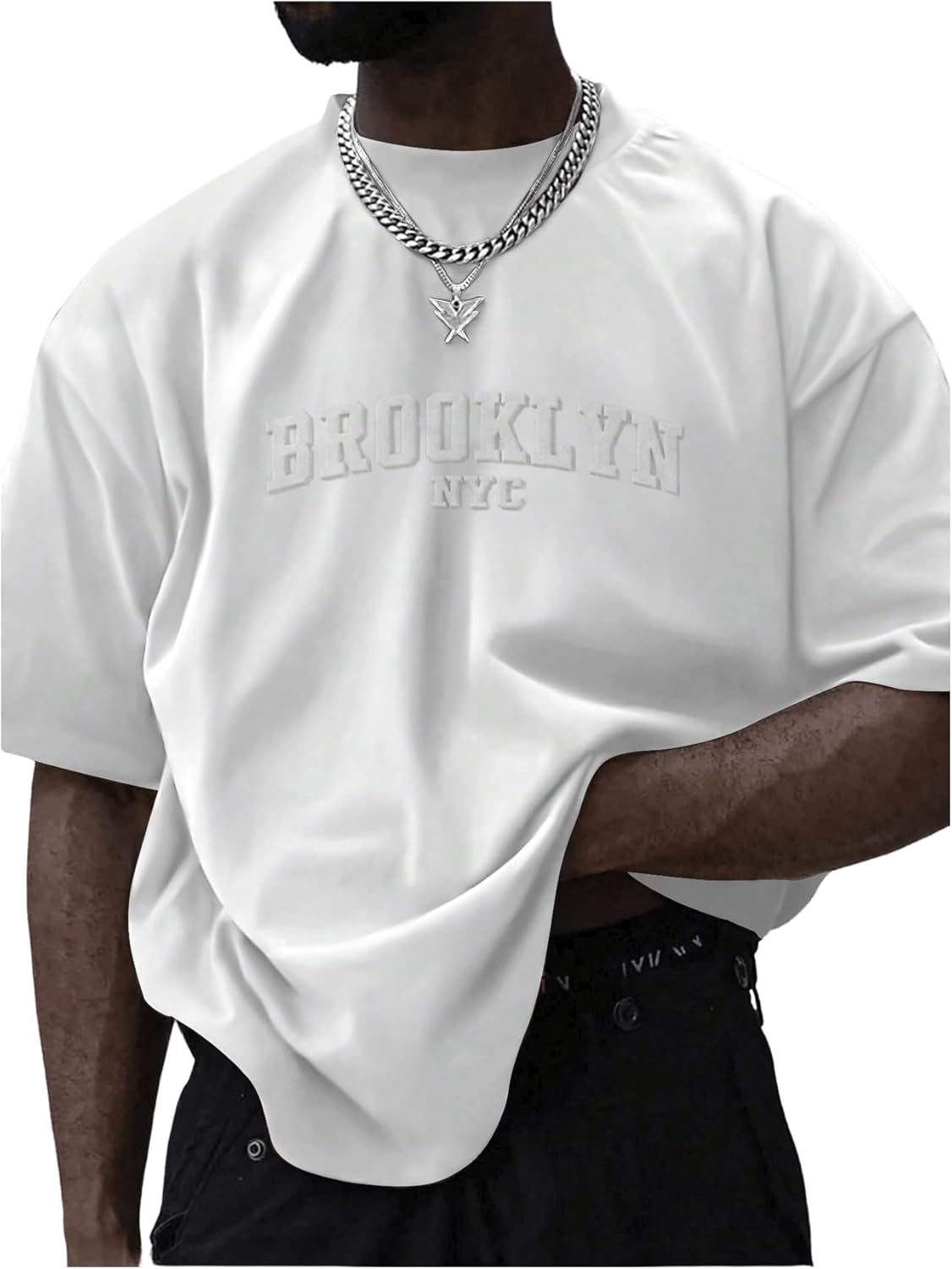 Men's Oversized Letter Graphic Short Sleeve Drop - Adult & Kids T-Shirts, Sweatshirts & Hoodies apparel design preview 1