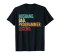 Funny Husband Dad Programmer Legend T-Shirt - Fun Novelty Design Unisex - T-Shirt, Sweatshirt, Hoodie