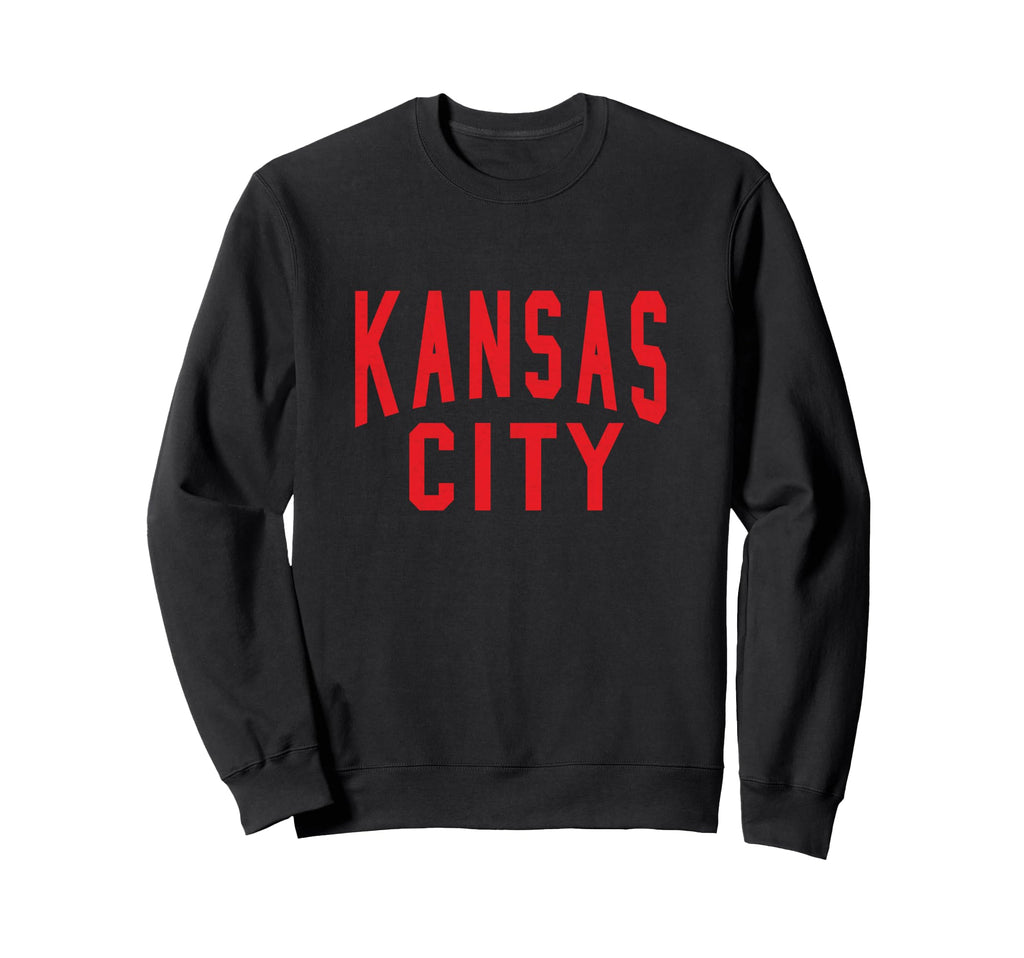 Kc Red Black Kc Kansas City Old Sweatshirt - Streetwear Style Unisex - T-Shirt, Sweatshirt, Hoodie