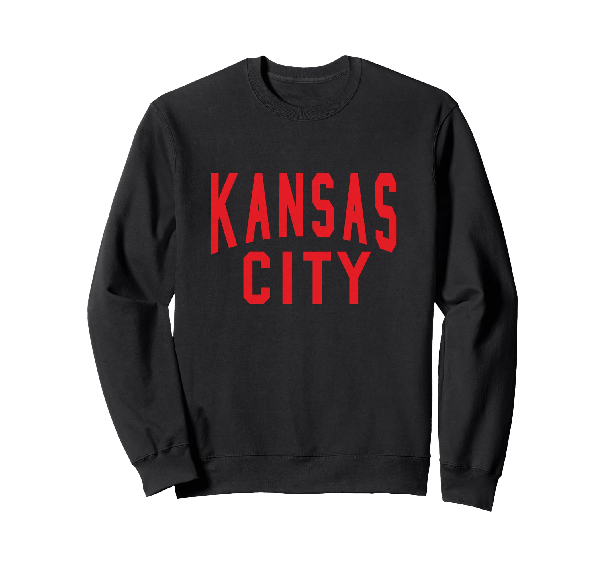 Kc Red Black Kc Kansas City Old Sweatshirt - Streetwear Style Unisex - T-Shirt, Sweatshirt, Hoodie