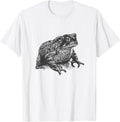 Fat Big Toad Minimalist Frog Amphibian Biology - Adult & Kids T-Shirts, Sweatshirts & Hoodies apparel design preview 1