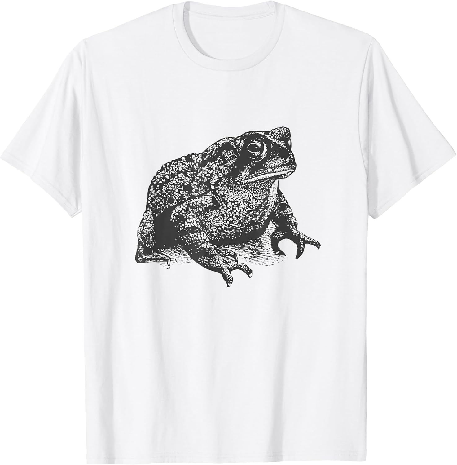 Fat Big Toad Minimalist Frog Amphibian Biology - Adult & Kids T-Shirts, Sweatshirts & Hoodies apparel design preview 1