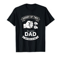 Daddy Two Dad Funny Father Two Fathers Day T-Shirt - Trendy Graphic Unisex - T-Shirt, Sweatshirt, Hoodie