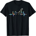 Heartbeat Cat Lover Animal Silhouette Cute - Adult & Kids T-Shirts, Sweatshirts & Hoodies apparel design preview 1