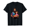 Easter Day Father Dad Daughter Easter Egg T-Shirt - Graphic Print Unisex - T-Shirt, Sweatshirt, Hoodie