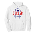 Soccer Grandpa Soccer Grandson Support Hoodie - Minimalist Print Men Women - T-Shirt, Sweatshirt, Hoodie