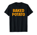 Baked Potato Couch Potato Couple T-Shirt - Minimalist Print Men Women - T-Shirt, Sweatshirt, Hoodie