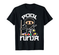 Pool Ninja Pocket Billiards Lover Gift T-Shirt - Minimalist Print Unisex - T-Shirt, Sweatshirt, Hoodie