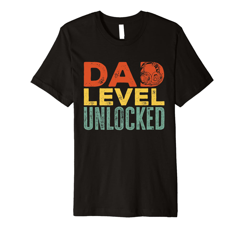 Mens Dad Level Unlocked Funny T-Shirt - Casual Everyday Wear for Adults - T-Shirt, Sweatshirt, Hoodie