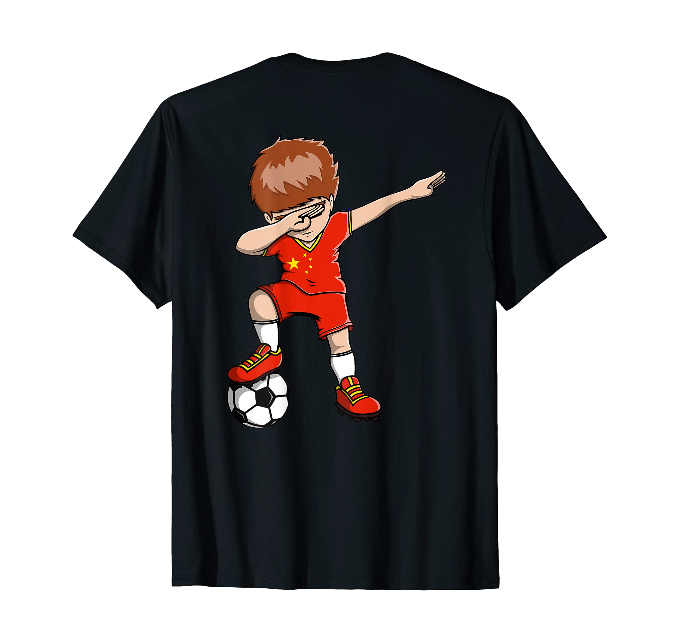 Dabbing Soccer China Jersey Chinese T-Shirt - Trendy Graphic Men Women - T-Shirt, Sweatshirt, Hoodie