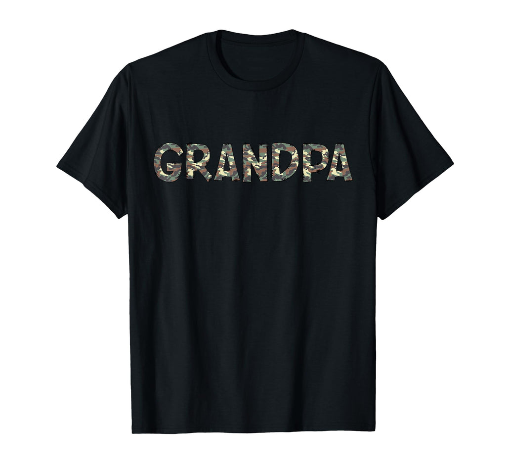 Grandpa Camo Hunting Camouflage T-Shirt - Casual Everyday Wear for Adults - T-Shirt, Sweatshirt, Hoodie
