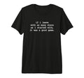 Funny Disc Golf Dad Joke Player Tri T-Shirt - Minimalist Print Men Women - T-Shirt, Sweatshirt, Hoodie