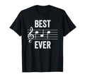 Best Dad Ever Music Notes Funny T-Shirt - Streetwear Style Men Women - T-Shirt, Sweatshirt, Hoodie
