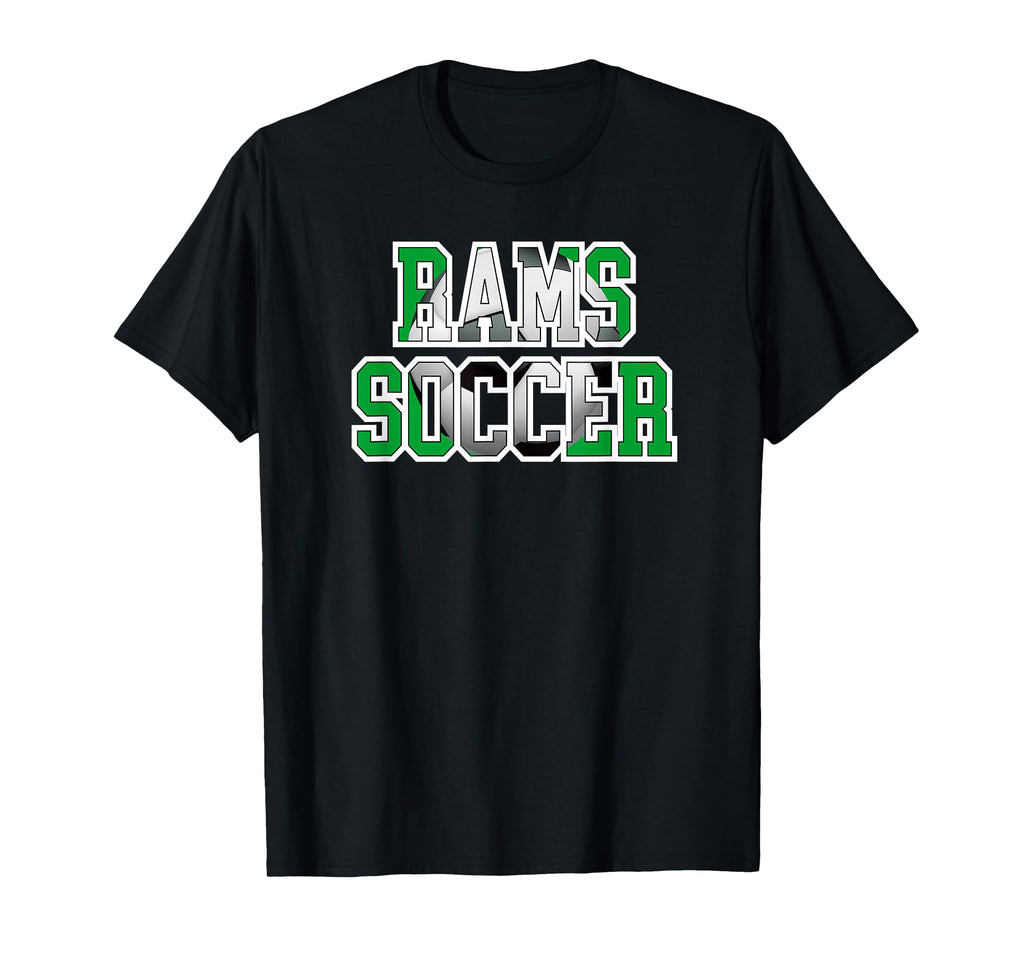 Rams Soccer Mom Game Day Mascot Green T-Shirt - Streetwear Style Men Women - T-Shirt, Sweatshirt, Hoodie