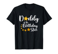 Daddy Birthday Star Matching Family Gold T-Shirt - Graphic Print Men Women - T-Shirt, Sweatshirt, Hoodie