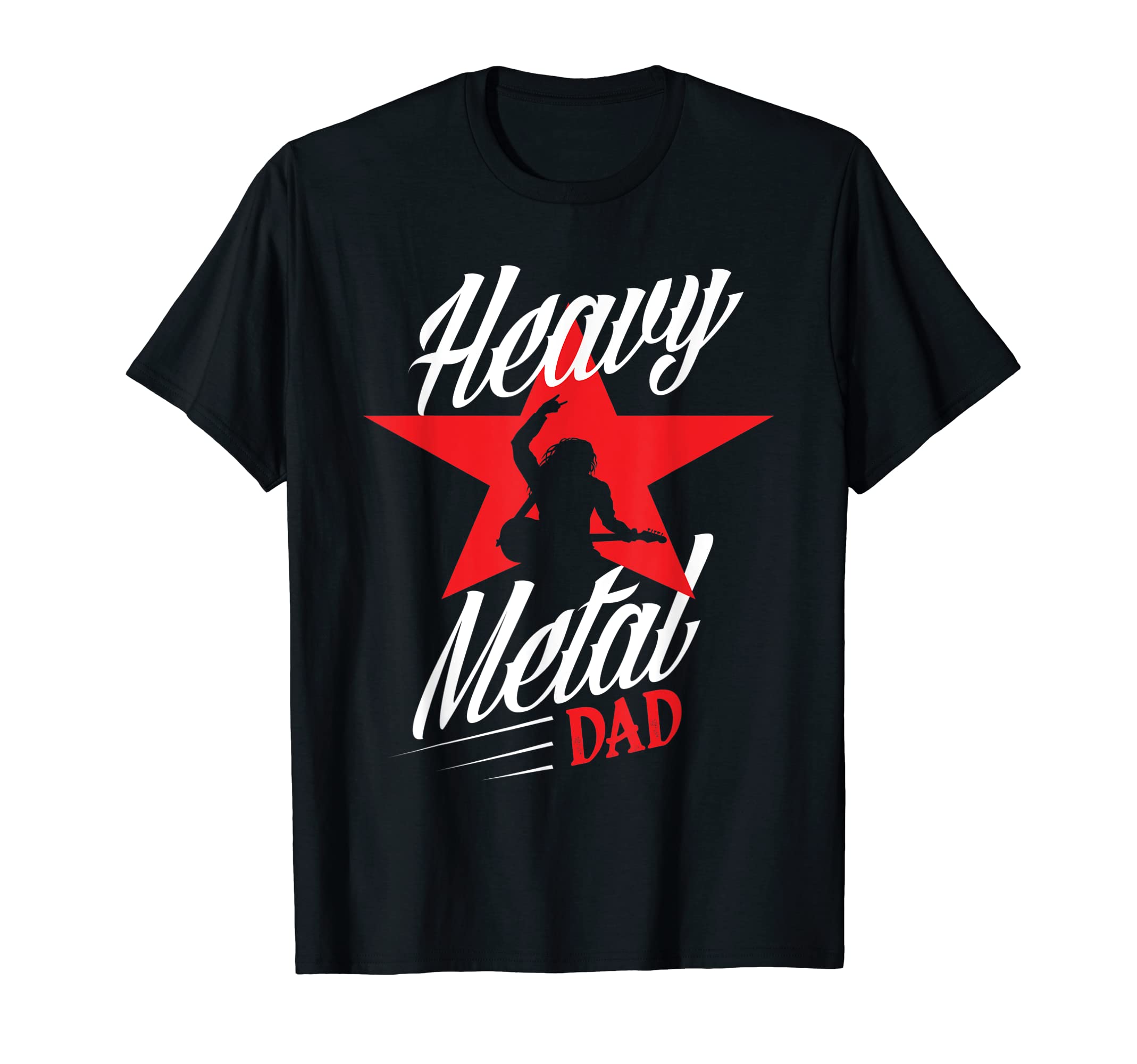 Heavy Metal Dad Rock Music Musician T-Shirt - Minimalist Print for Adults - T-Shirt, Sweatshirt, Hoodie