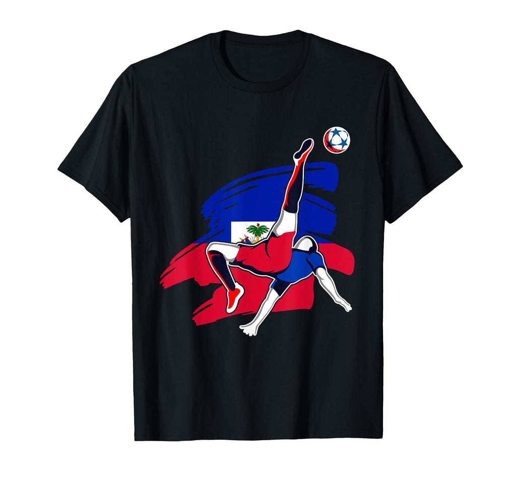 Haiti Soccer Fans Jersey Pride Proud T-Shirt - Minimalist Print Unisex - T-Shirt, Sweatshirt, Hoodie