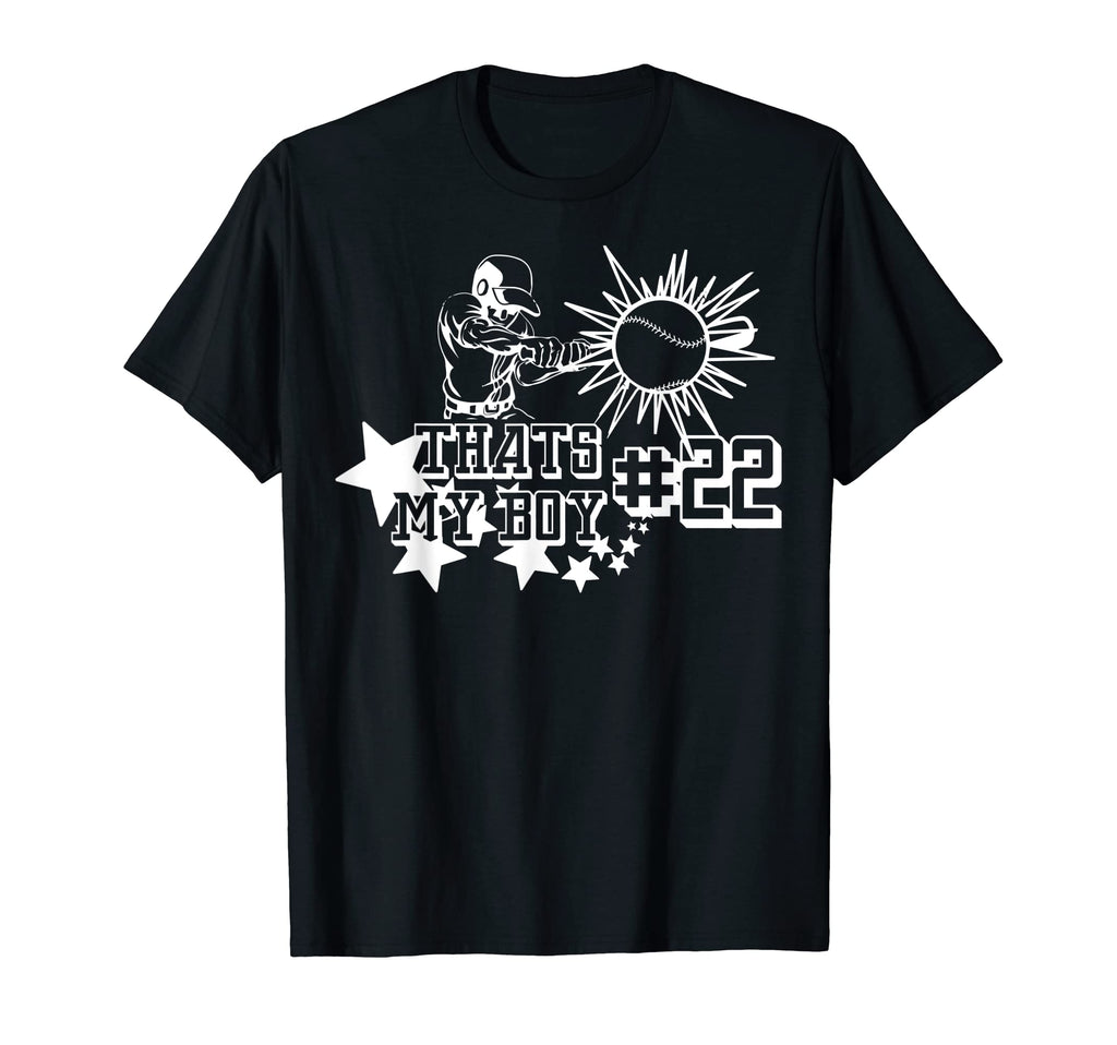 22 Thats My Baseball Number Baseball T-Shirt - Trendy Graphic Men Women - T-Shirt, Sweatshirt, Hoodie