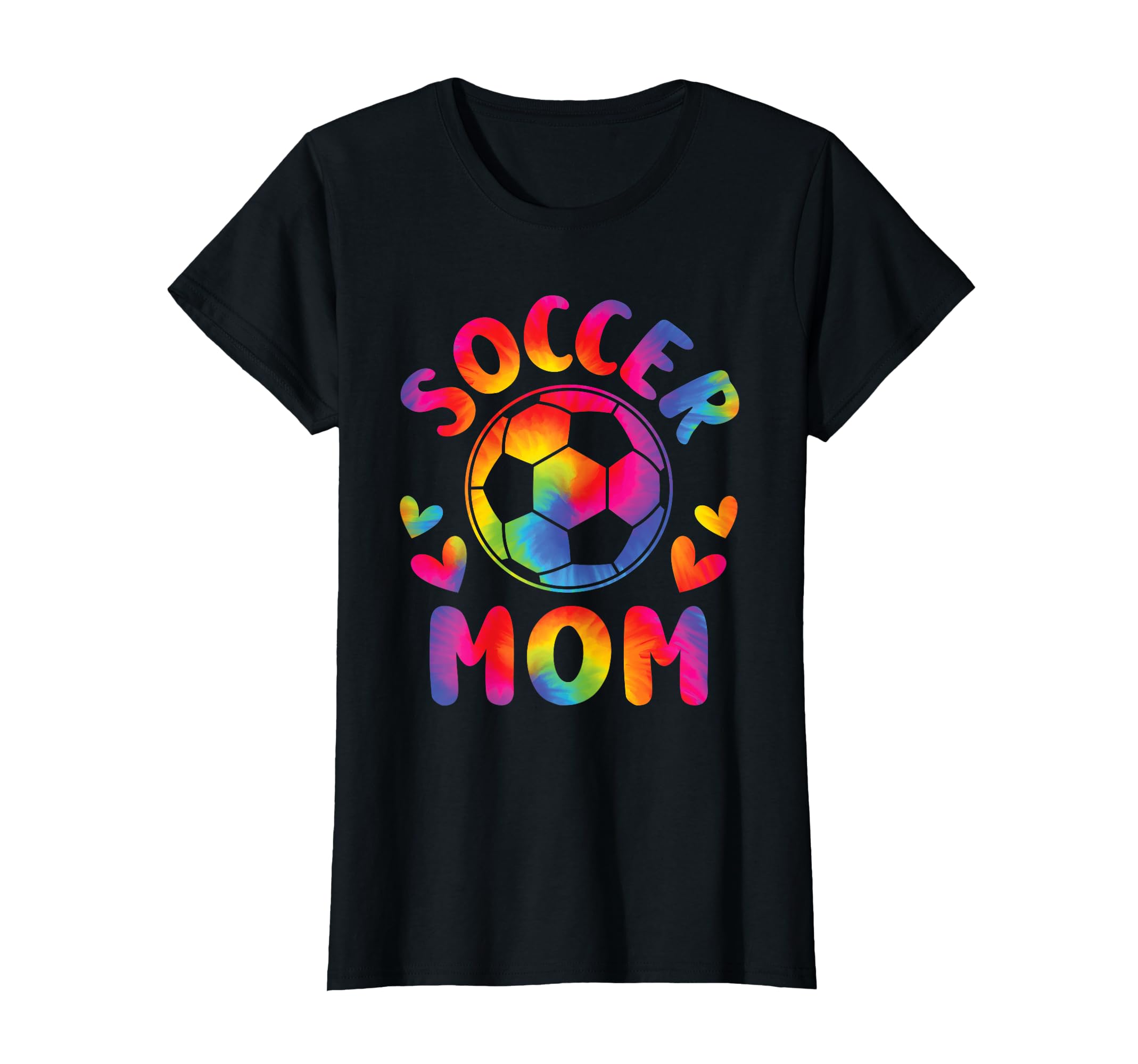 Soccer Mom Colorful Soccer Lover T-Shirt - Graphic Print Unisex - T-Shirt, Sweatshirt, Hoodie