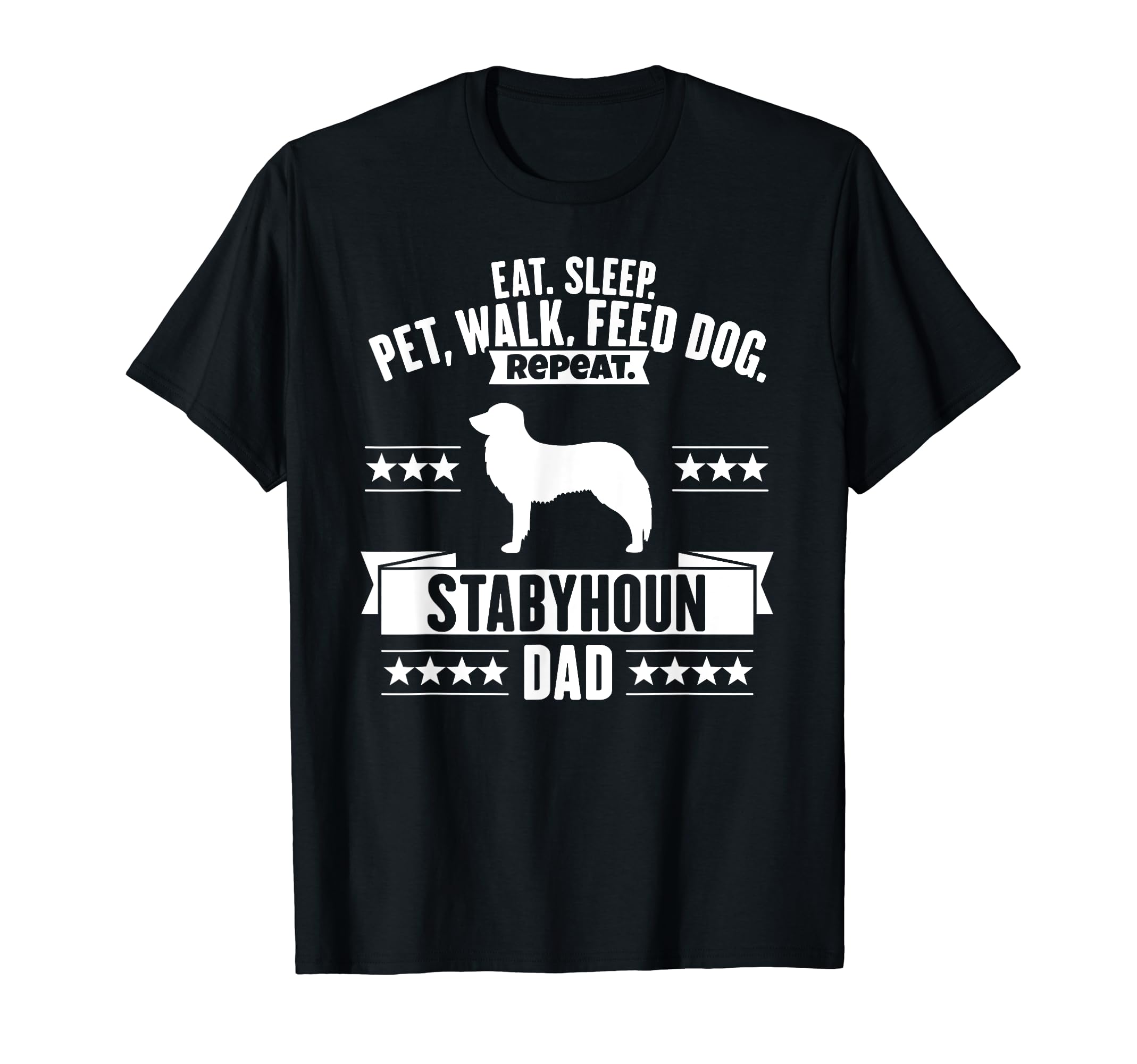Mens Stabyhoun Dad Gift Dog Joke Gag T-Shirt - Unique Graphic Unisex - T-Shirt, Sweatshirt, Hoodie