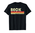 Beck Surname Funny 80S 90S Birthday Reunion T-Shirt - Unique Graphic Unisex - T-Shirt, Sweatshirt, Hoodie