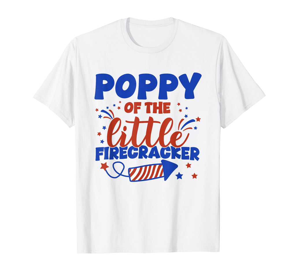 Poppy Little Firecracker Fourth July T-Shirt - Trendy Graphic Men Women - T-Shirt, Sweatshirt, Hoodie