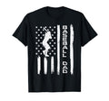 Us Flag Baseball Dad Patriotic Coach T-Shirt - Graphic Print for Adults - T-Shirt, Sweatshirt, Hoodie