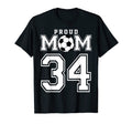 Number 34 Custom Proud Soccer Futbol T-Shirt - Streetwear Style for Adults - T-Shirt, Sweatshirt, Hoodie