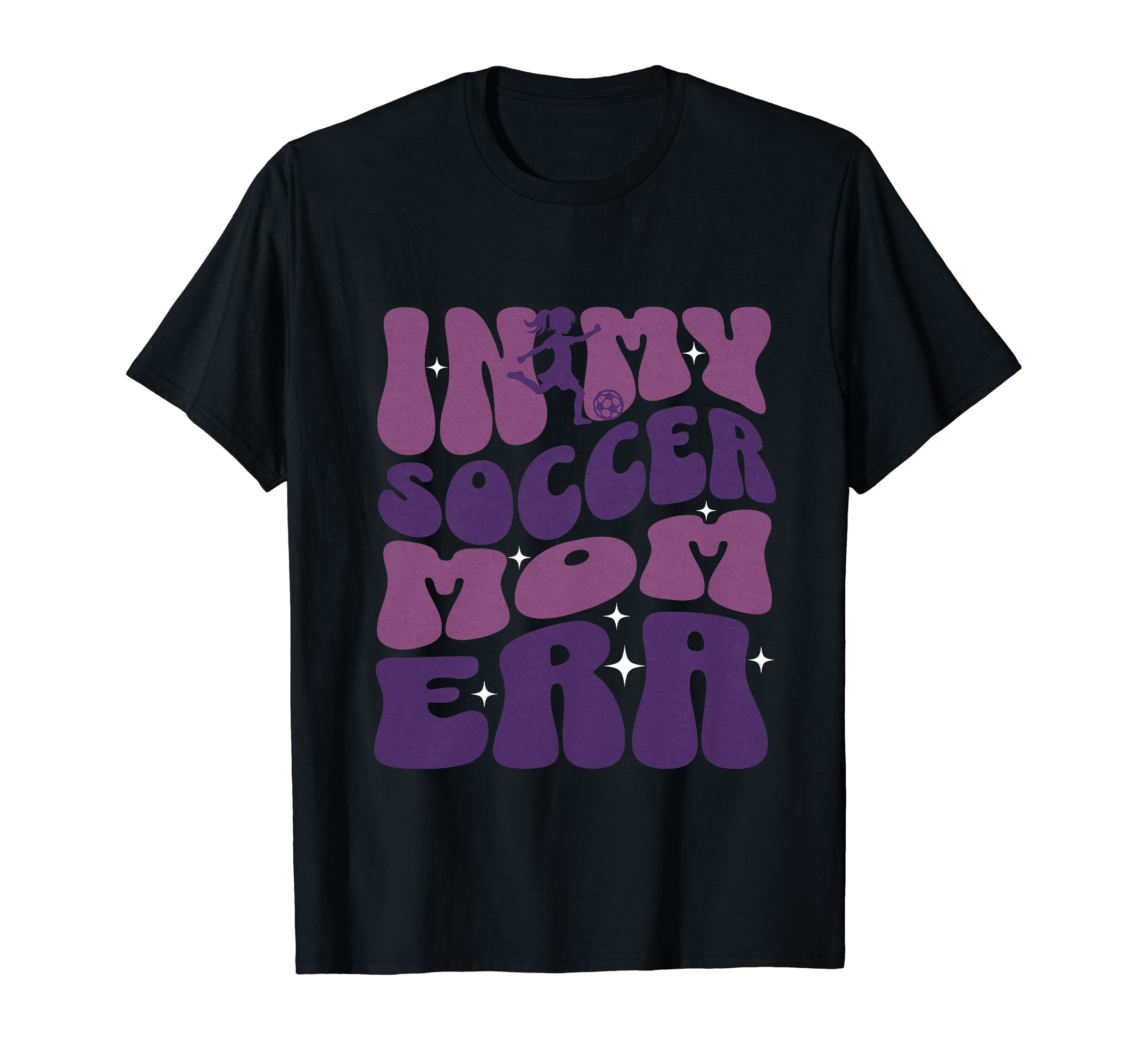 Groovy My Soccer Mom Era Football T-Shirt - Minimalist Print Men Women - T-Shirt, Sweatshirt, Hoodie