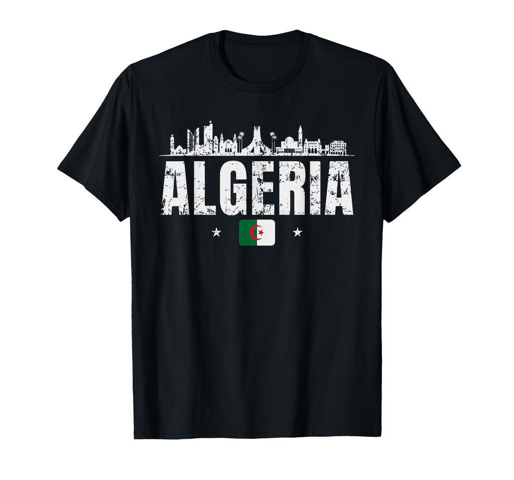 Algerian Algeria Country Flag Dz Soccer T-Shirt - Novelty Apparel Men Women - T-Shirt, Sweatshirt, Hoodie