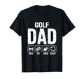 Golf Dad Drive Pay Cheer Dad Golfer T-Shirt - Minimalist Print Unisex - T-Shirt, Sweatshirt, Hoodie