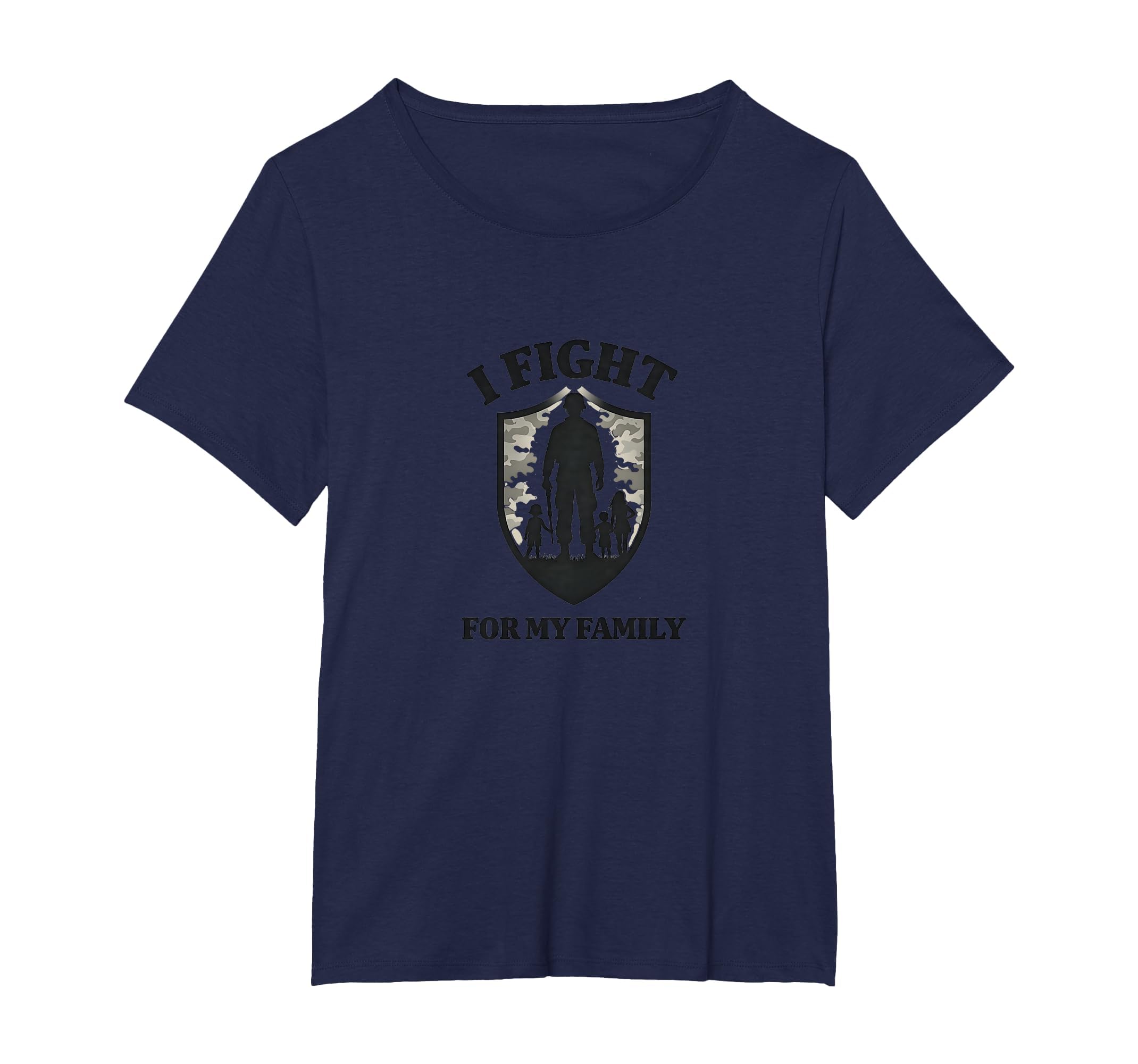 Army Dads I Fight My Family Military T-Shirt - Trendy Graphic for Adults - T-Shirt, Sweatshirt, Hoodie