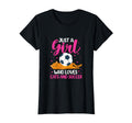 Just Who Loves Cats And Soccer Cat T-Shirt - Fun Novelty Design Men Women - T-Shirt, Sweatshirt, Hoodie