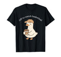 Off To Watch Basketball Goose Animal T-Shirt - Fun Novelty Design Unisex - T-Shirt, Sweatshirt, Hoodie