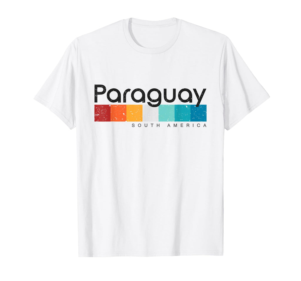 Paraguay South America 1980S T-Shirt - Aesthetic Graphic for Adults - T-Shirt, Sweatshirt, Hoodie