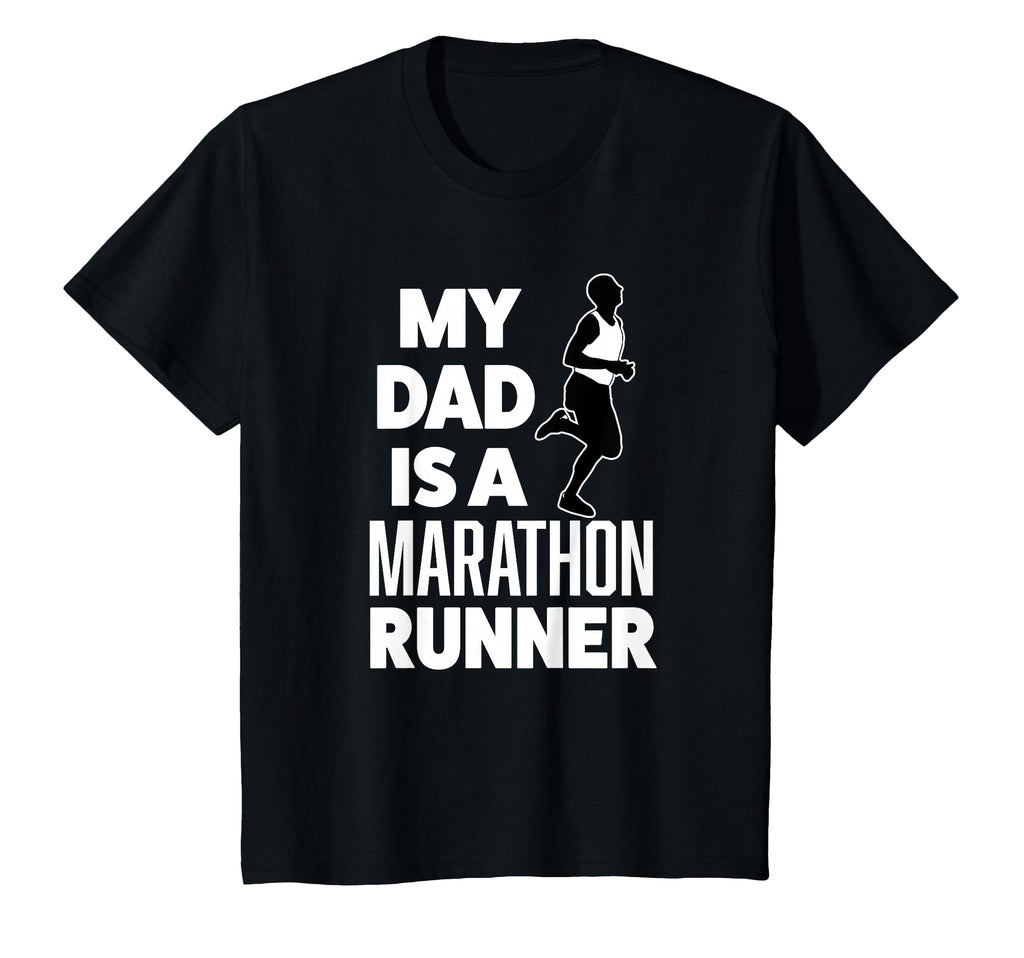 Funny My Dad Is Marathon Runner Race T-Shirt - Custom Art Print for Adults - T-Shirt, Sweatshirt, Hoodie