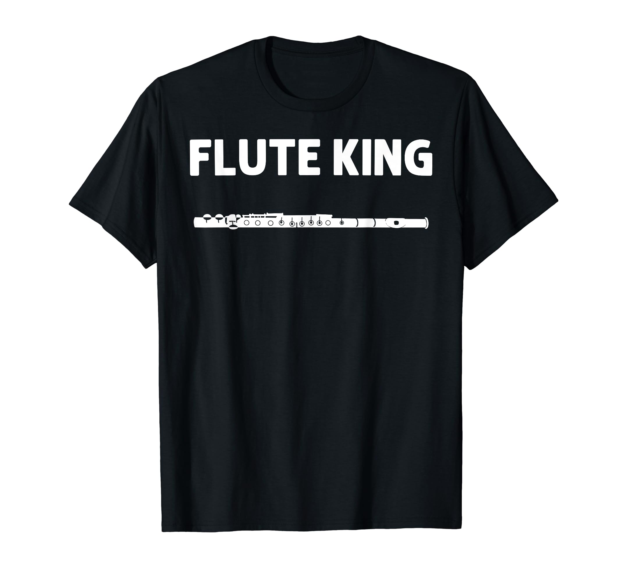 Flute Player Dad Music Marching Band T-Shirt - Graphic Print Men Women - T-Shirt, Sweatshirt, Hoodie