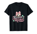 Soccer Mama Coquette Bow Sideline Soccer Mom T-Shirt - Graphic Print Unisex - T-Shirt, Sweatshirt, Hoodie