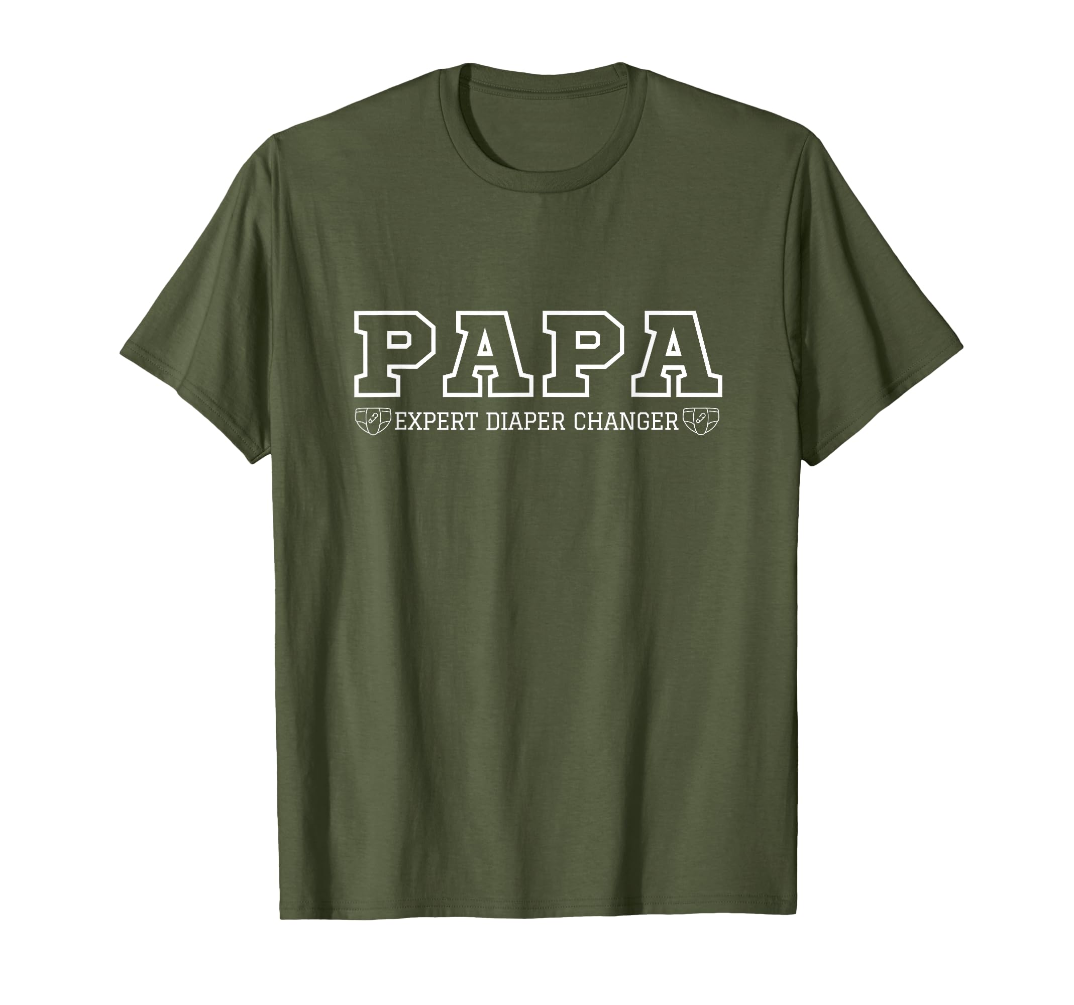 Mens Papa Expert Diaper Changer T-Shirt - Aesthetic Graphic for Adults - T-Shirt, Sweatshirt, Hoodie