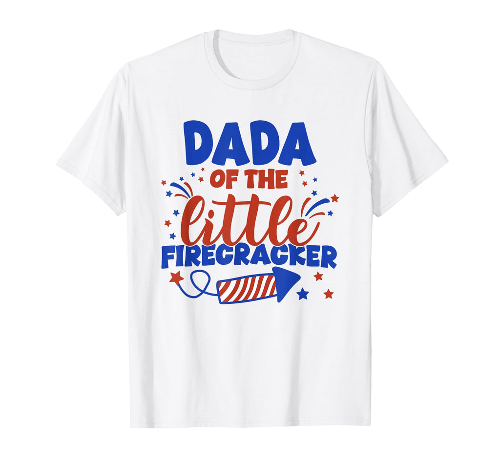 Dada Little Firecracker Fourth July T-Shirt - Aesthetic Graphic for Adults - T-Shirt, Sweatshirt, Hoodie