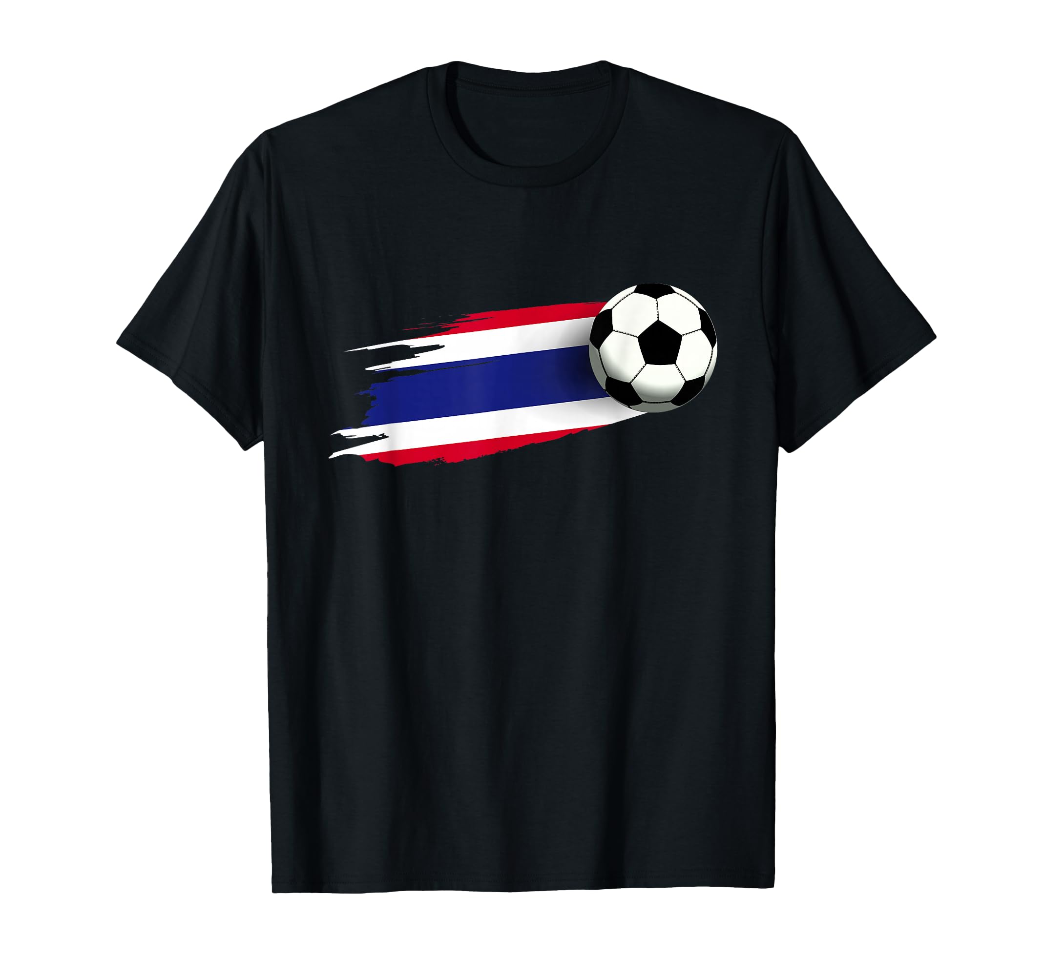 Thailand Flag Thai Soccer Flag Thai T-Shirt - Graphic Print Unisex - T-Shirt, Sweatshirt, Hoodie