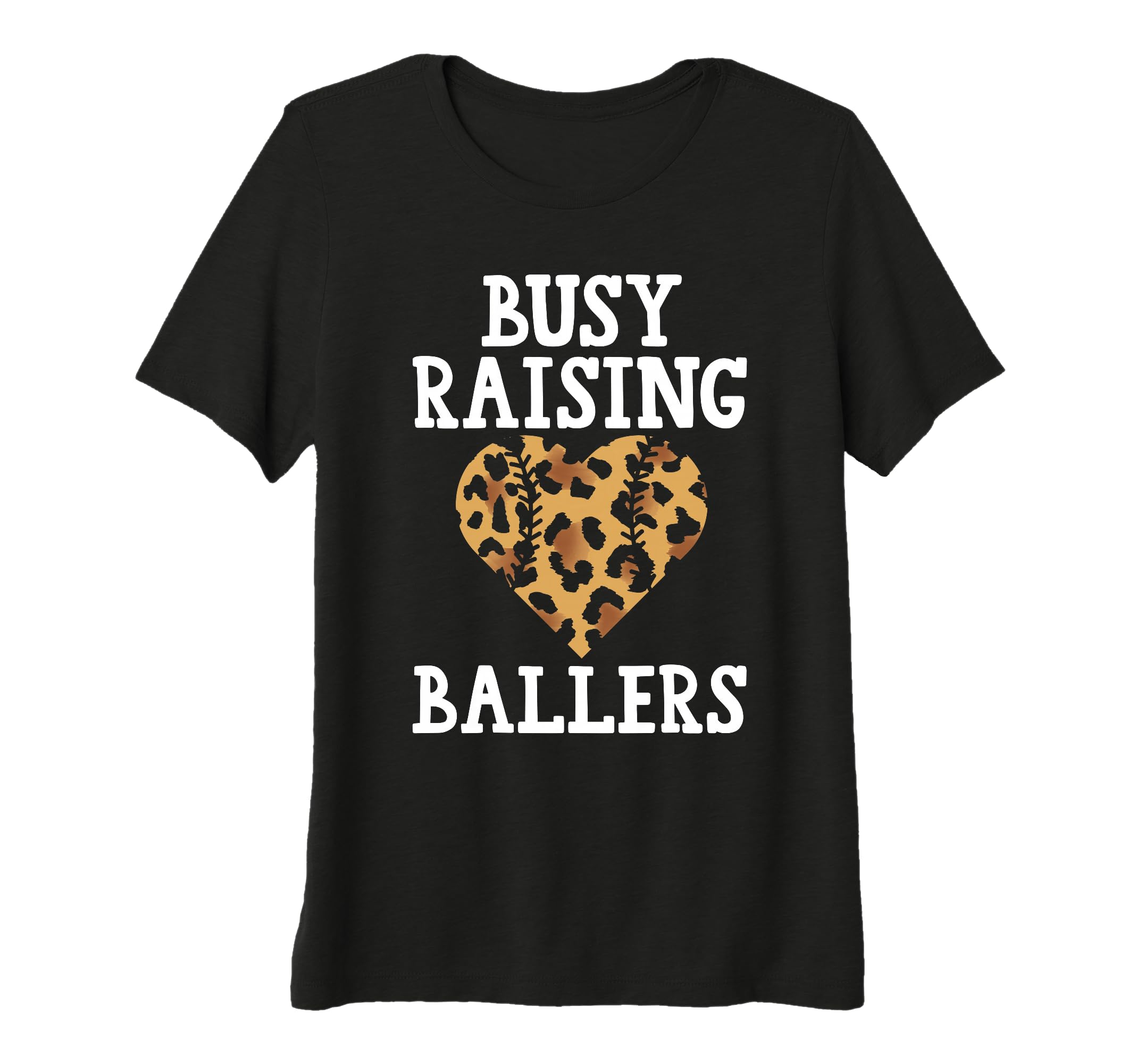 Womens Busy Raising Ballers Baseball Tri T-Shirt - Unique Graphic Unisex - T-Shirt, Sweatshirt, Hoodie