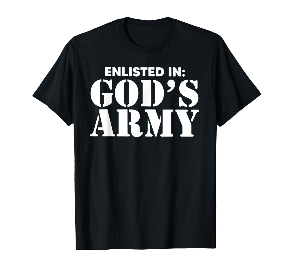 Funny Enlisted Gods Army T-Shirt - Trendy Graphic Men Women - T-Shirt, Sweatshirt, Hoodie