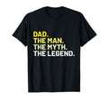 Dad Myth Legend Grunge Fathers Day T-Shirt - Graphic Print Unisex - T-Shirt, Sweatshirt, Hoodie