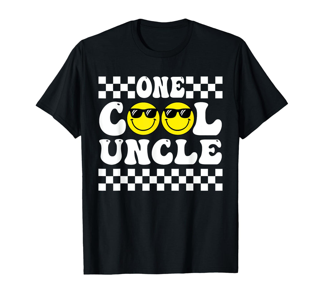 One Happy Dude 1St Birthday One Uncle T-Shirt - Graphic Print Men Women - T-Shirt, Sweatshirt, Hoodie