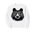 Papa Bear Face Sunglasses Dad Sweatshirt - Fun Novelty Design Unisex - T-Shirt, Sweatshirt, Hoodie