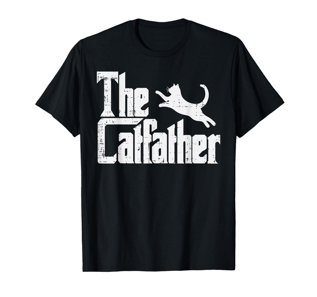 Fathers Day Catfather Fun Cat Dad T-Shirt - Aesthetic Graphic for Adults - T-Shirt, Sweatshirt, Hoodie