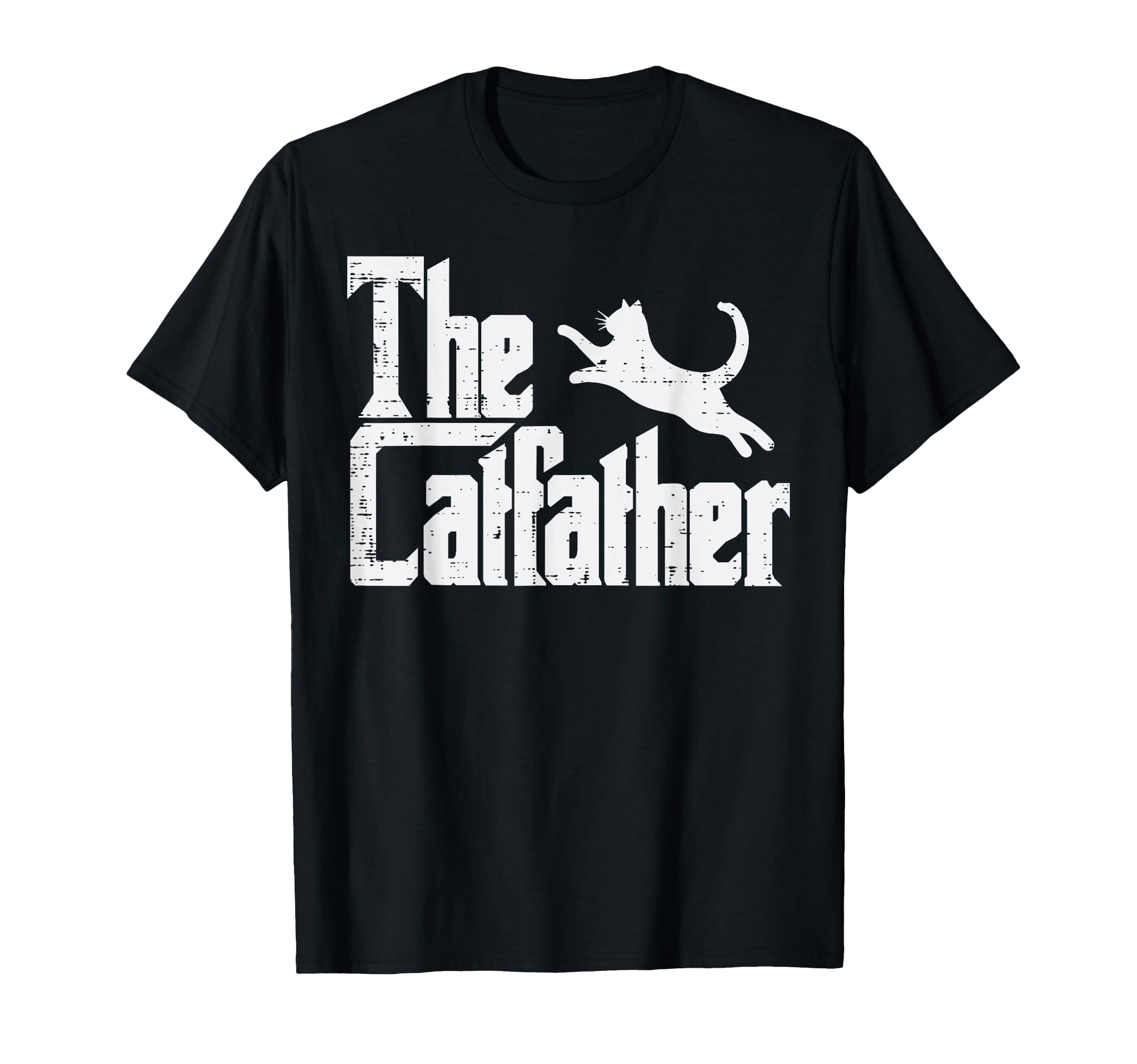 Fathers Day Catfather Fun Cat Dad T-Shirt - Aesthetic Graphic for Adults - T-Shirt, Sweatshirt, Hoodie